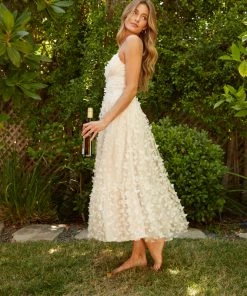 AT Symphony Butterfly Tulle Maxi Dress New Threads