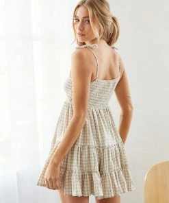 AT Alabama Gingham Babydoll Dress Sale