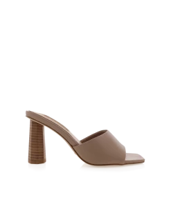 Billini Dixee Heeled Mule In Mocha Brown New Threads