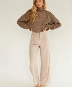 AT Vera Wide Leg Trouser Pants