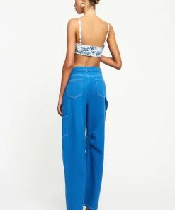 Lioness Tanis Corset In Blue Porcelain New Threads