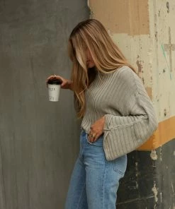 Sale Anya Turtleneck Crop Sweater