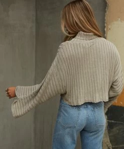 Sale Anya Turtleneck Crop Sweater