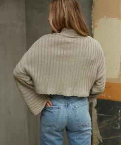 Sale Anya Turtleneck Crop Sweater