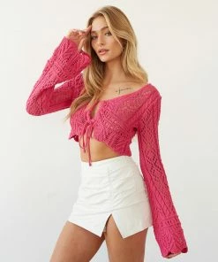 Sale Bronx Knit Cropped Sweater
