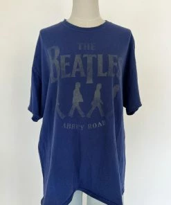 Vintage Beatles Abbey Road Tee In Blue