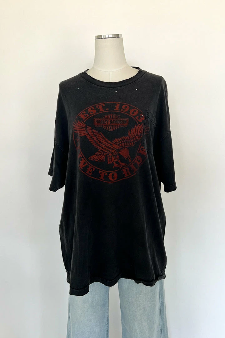 Vintage Lombardi's Harley Davidson Tee