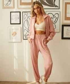Sale Ojai Waffle Knit Sweatpants