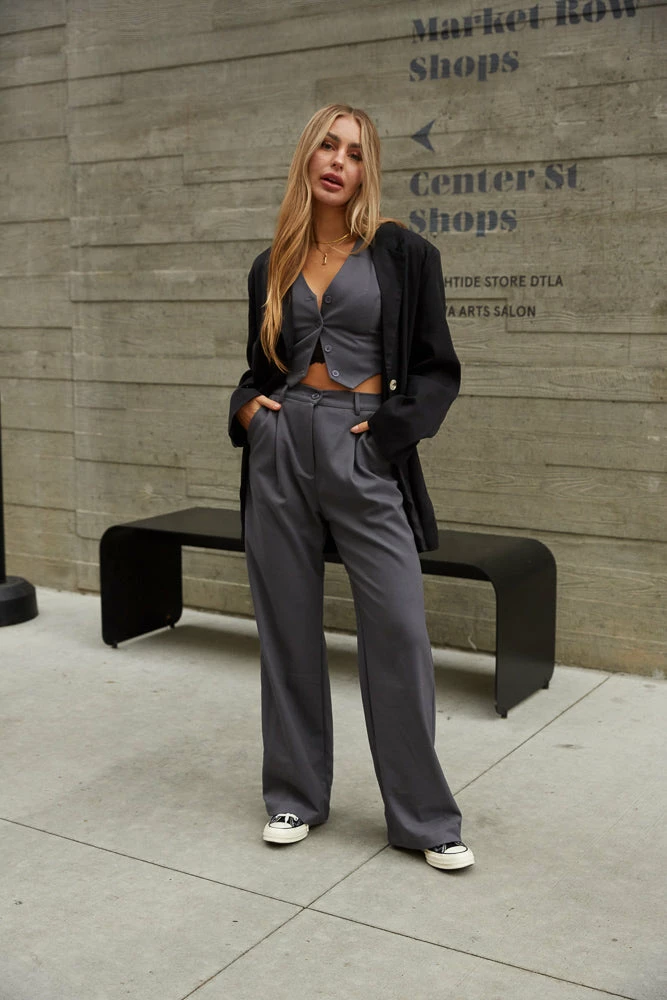 AT Salem Wide Leg Trouser Pants