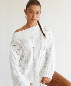 Sale Faith Cable Knit Sweater