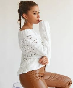 Sale Faith Cable Knit Sweater