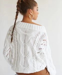 Sale Faith Cable Knit Sweater