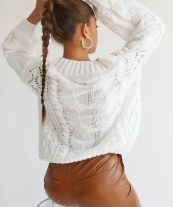 Sale Faith Cable Knit Sweater
