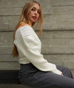 Bailey Crop Knit Sweater Sale