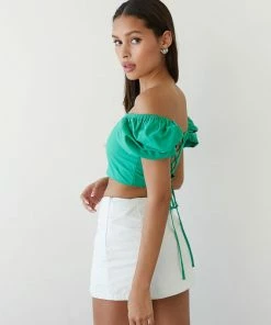 Kourt Vegan Leather Mini Skirt