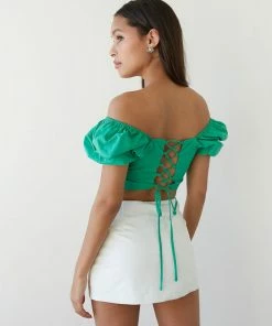 Kourt Vegan Leather Mini Skirt