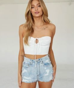 AT Jaden Distressed Denim Shorts Sale