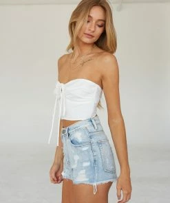 AT Jaden Distressed Denim Shorts Sale