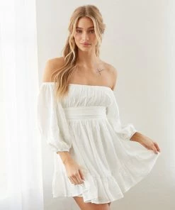 AT Sale Laken Puff Mini Dress