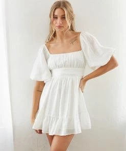 AT Sale Laken Puff Mini Dress