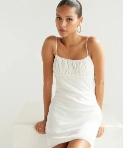 AT Sale Maude Ruched Mini Dress