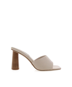 Billini Dixee Heeled Mule In Snow White