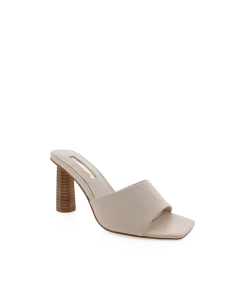 Billini Dixee Heeled Mule In Snow White