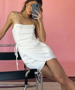 AT New Threads Cedar Wrap Mini Dress