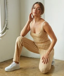 AT Lottie Gingham Crop Top Sale